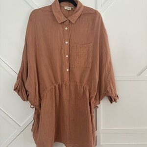 Casual Button-Up tunic